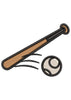Baseball Embroidery Design