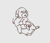 Dog Embroidery Design