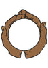 Hand Both Embroidery Design