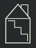 House Outline with Internal Staircase Embroidery Design
