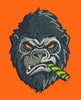 Angry Gorilla Embroidery Design