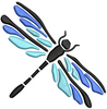 Dragonfly Embroidery Design