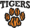 Tigers Embroidery Design