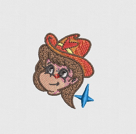 Girl Embroidery Design