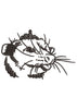 Cruel Mouse Embroidery Design