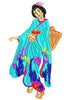 Geisha Embroidery Design