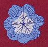Cerulean Petal Weave Embroidery Design