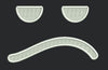 Sad Face Embroidery Design