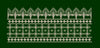 Floral Wheat Crown Forest Green & Pearl Embroidery Design