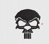 Skull Embroidery Design