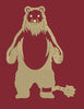 Berserker Bear Red Embroidery Design