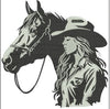 Horse Embroidery Design