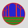 Scenic Forest Waters Embroidery Design