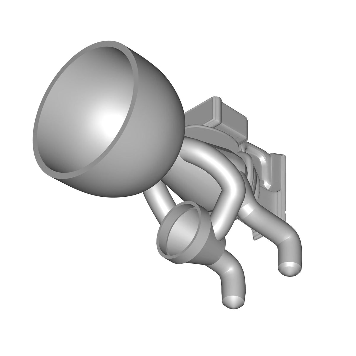 Relaxing Bathroom Character Planter Print STL File
