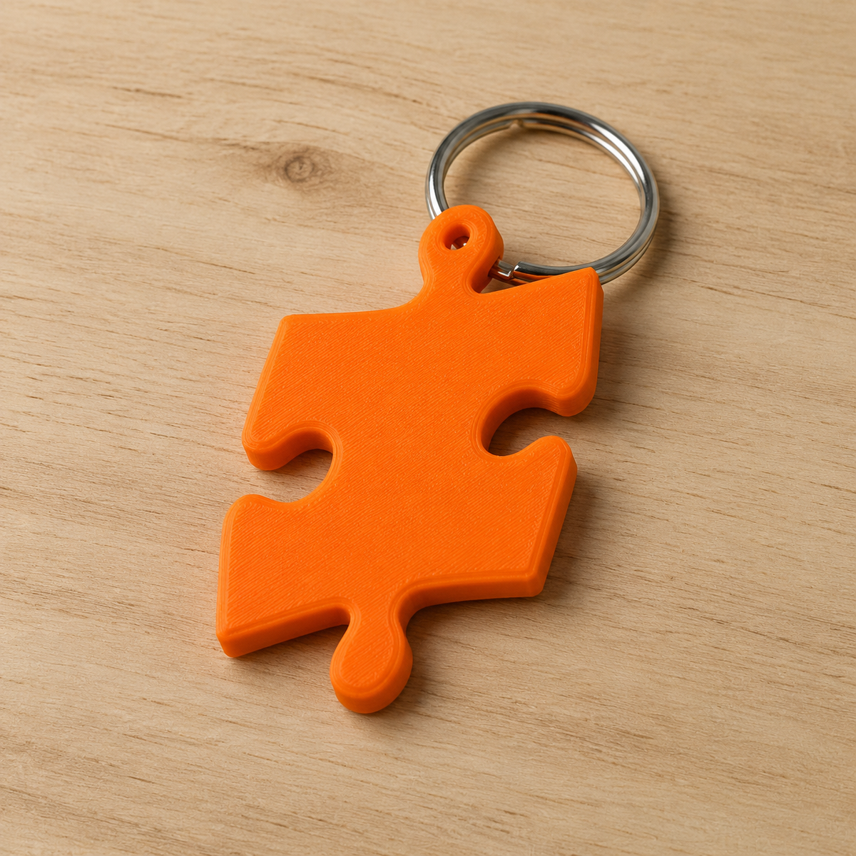 Puzzle Piece Keychain Print STL File