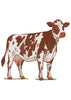 Cow Embroidery Design
