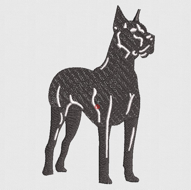 Dog Embroidery Design