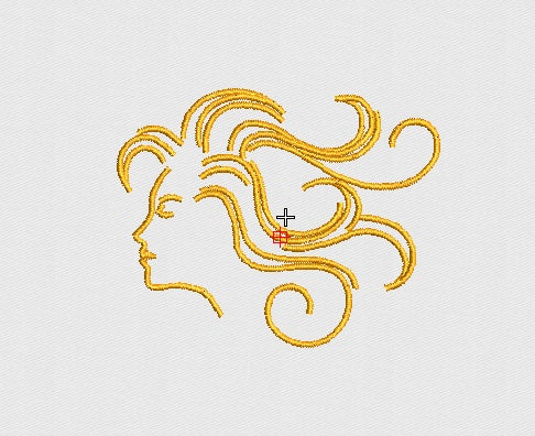 Girl Embroidery Design