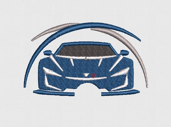 Car Embroidery Design