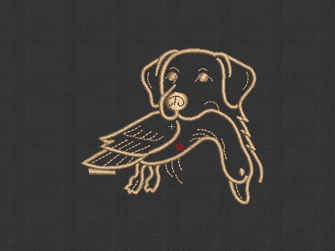 Dog Embroidery Design