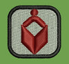 Framed Geometric Abstract Icon Embroidery Design