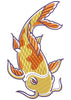 Cat Fish Embroidery Design