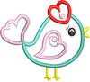 Sparrow Embroidery Design