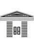 Hut House Embroidery Design
