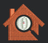 Stylized House Embroidery Design