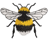 Bee Embroidery Design