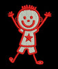 Happy Boy Embroidery Design