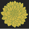 Yellow Flower Embroidery Design