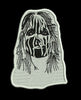 Liner Veiled Portrait Embroidery Design