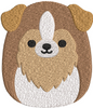 Dog Face Embroidery Design