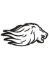 Lion Head Asia Embroidery Design