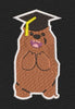 Graduate Cub Scholar Bear Embroidery Design