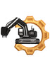 Excavator Embroidery Design