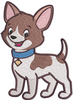 Dog Embroidery Design
