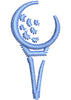 Golf Ball Embroidery Design