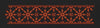 Floral Jacquard Border Orange Circle Flowers Embroidery Design