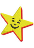Happy Star Embroidery Design