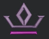 Purple Crown Embroidery Design