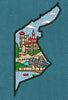 Alexandria City Map Landmark City Map Embroidery Design