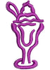 Sundae Embroidery Design