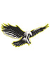 Eagle Fly Embroidery Design