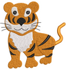 Tigar Baby Embroidery Design