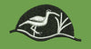 Wading Bird in Tall Grass Embroidery Design