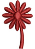 Chest Flower Embroidery Design