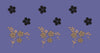 Floral Sprig and Rosette Booti Embroidery Design