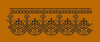 Ornate Tulip and Scroll Festoon Embroidery Design
